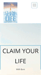 Mobile Screenshot of claimyourlifewithboni.com